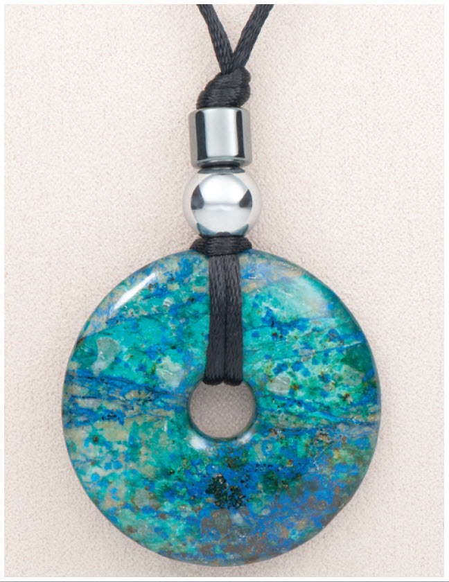 Medicine Stone Necklace: Chrysocolla Dream - Divine Clarity