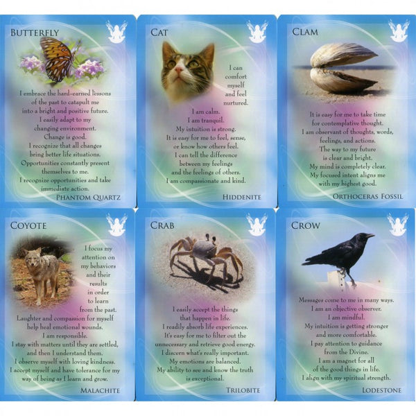 The Animal Allies and Gemstone Guardians Cards - Divine Clarity