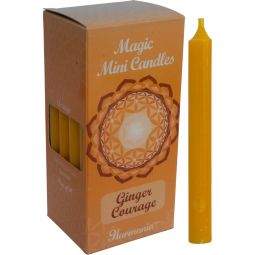 Scented Mini Ritual Candles - 20 Orange / Ginger / Courage - Divine Clarity