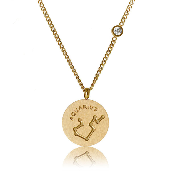 Aquarius Constellation Necklace - Divine Clarity