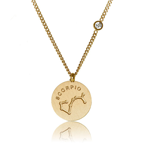 Scorpio Constellation Necklace - Divine Clarity