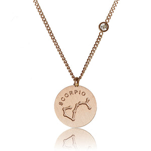 Scorpio Constellation Necklace - Divine Clarity