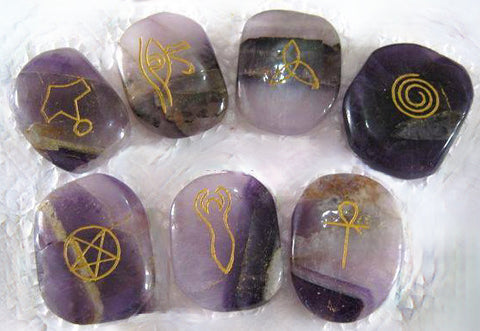Amethyst Wiccan Stone Set - Divine Clarity