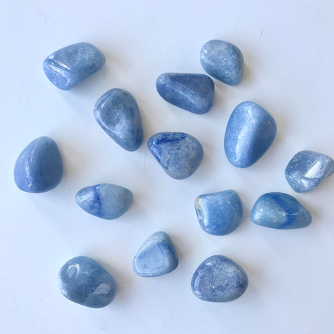 Blue Quartz Tumbled - Divine Clarity