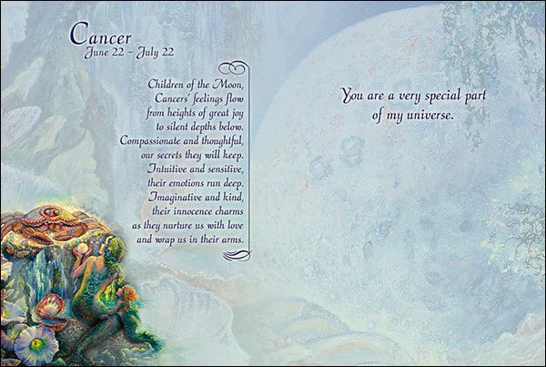 Cancer - Zodiac Greeting Card - Divine Clarity