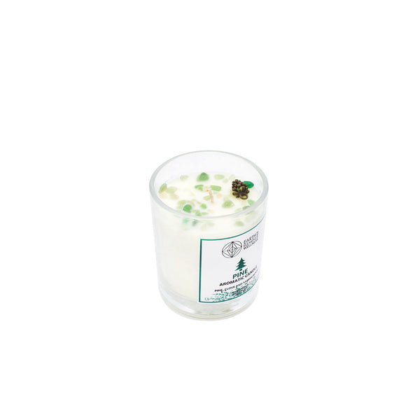 Crystal Candle: Pine - Divine Clarity