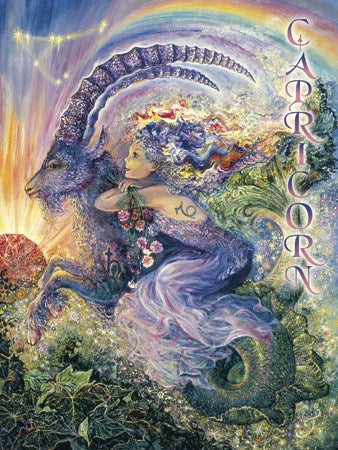 Capricorn - Zodiac Greeting Card - Divine Clarity