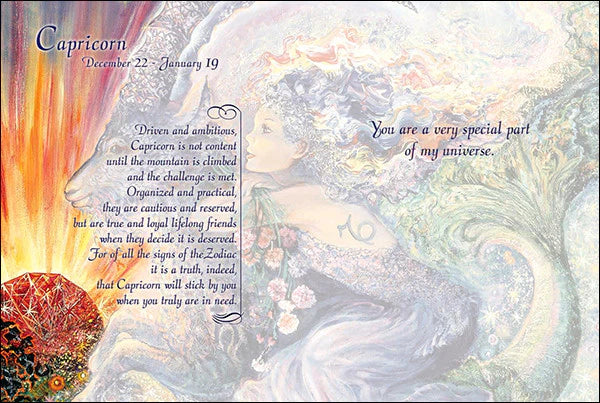 Capricorn - Zodiac Greeting Card - Divine Clarity