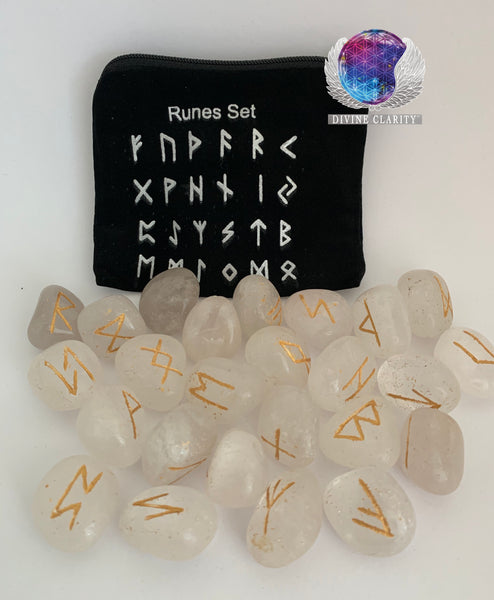 Divination Rune Set - Clear Quartz - Divine Clarity