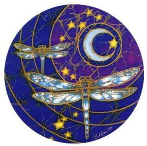 Window Sticker: Dragonfly Moon - Divine Clarity