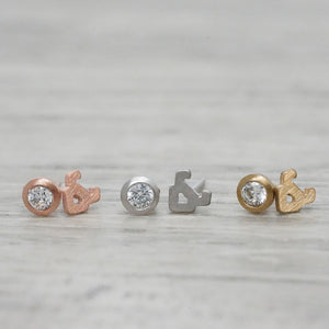 Taurus Stud Earrings - Divine Clarity