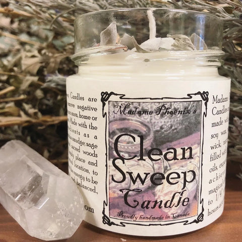 Clean Sweep Candle 8oz - Madam Phoenix - Divine Clarity