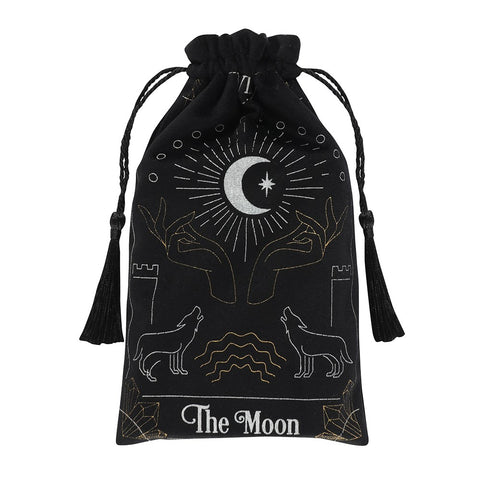 Tarot Moon Card Drawstring Bag - Divine Clarity