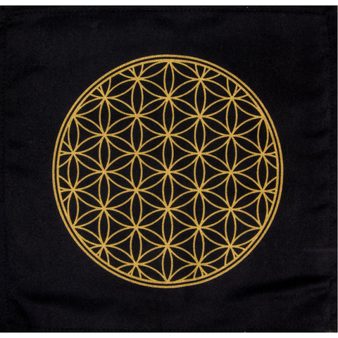 Crystal Grid Cloth - Flower of Life - Divine Clarity