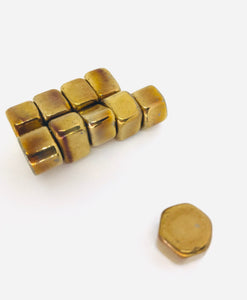 Magnetic Gold Hematite Tumbled