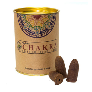 Chakra Backflow Cones - Goloka - Divine Clarity