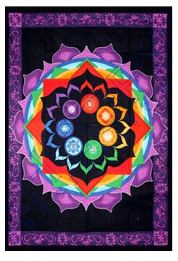 Rainbow Chakra Tapestry - Divine Clarity