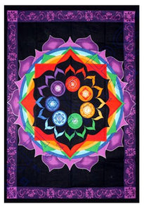 Rainbow Chakra Tapestry - Divine Clarity