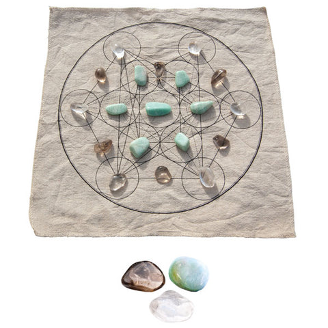 Crystal Grid Kit - Healing / Metatron's Cube - Divine Clarity