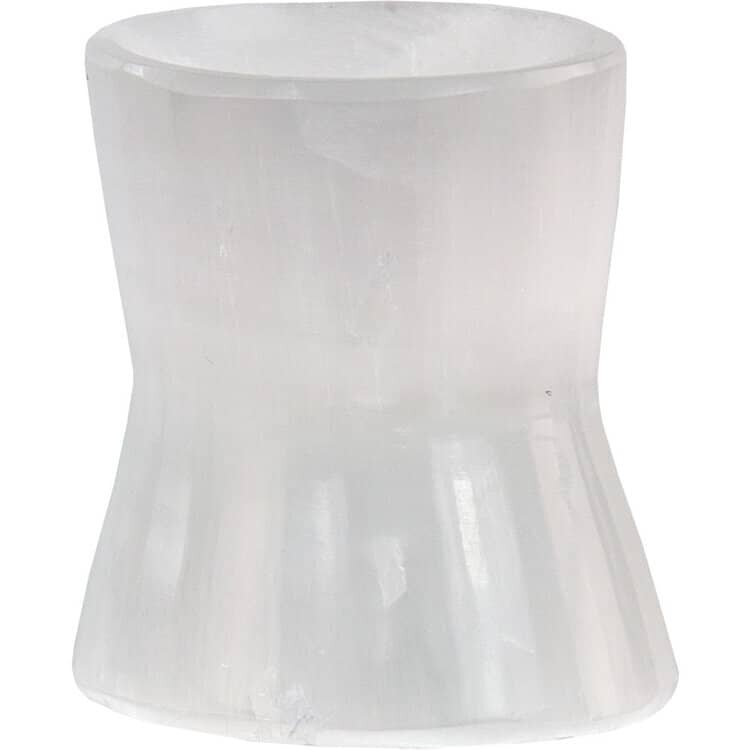 Selenite Stand for Sphere - Divine Clarity