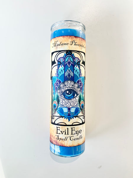 Evil Eye 7 Day Pillar Candle - Madame Phoenix - Divine Clarity
