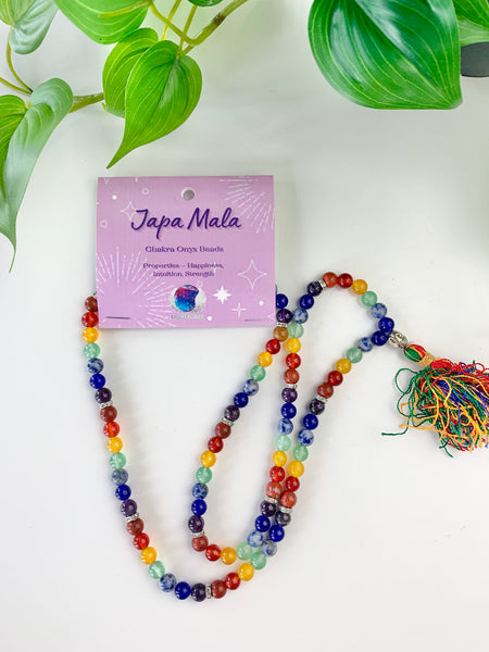 Japa Mala Bead Necklace - Various Bead Options - Divine Clarity