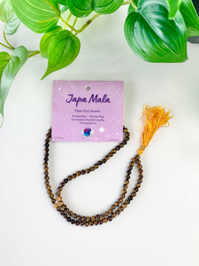 Japa Mala Bead Necklace - Various Bead Options