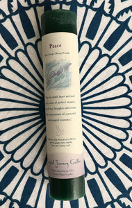 Peace - Reiki Energy Charged Pillar Candle