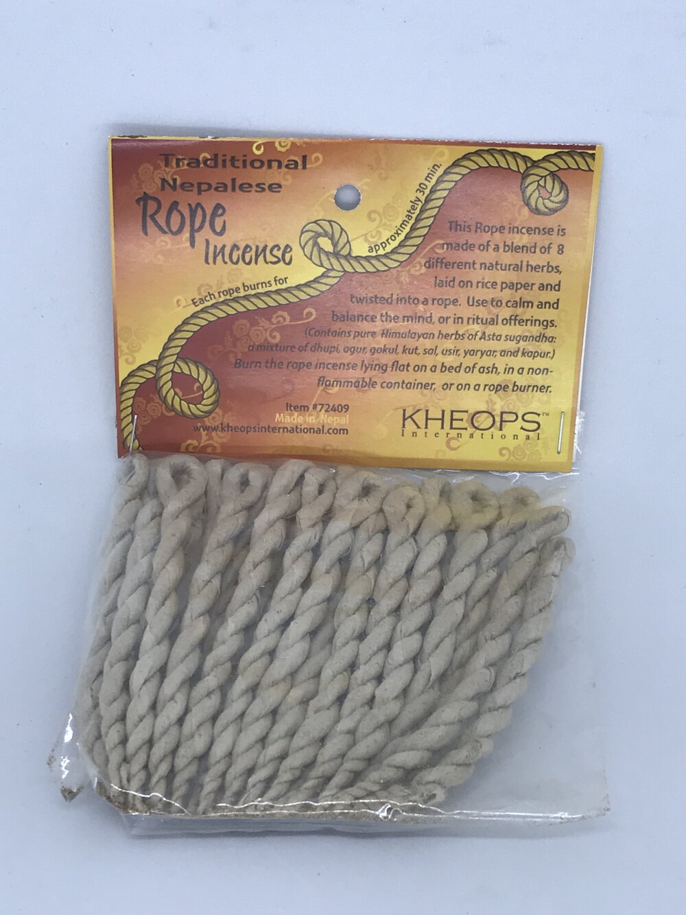 Traditional Nepalese Rope Incense