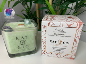 Kat & Gio "Exhale" Fluorite Candle