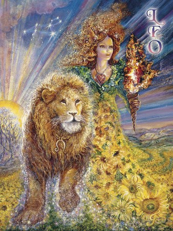 Leo - Zodiac Greeting Card - Divine Clarity
