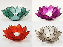Load image into Gallery viewer, Golden Lotus Shell Tealight Candle Holder
