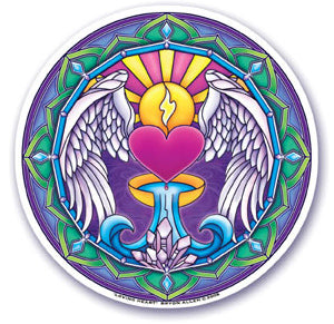 Window Sticker - Loving Heart - Divine Clarity