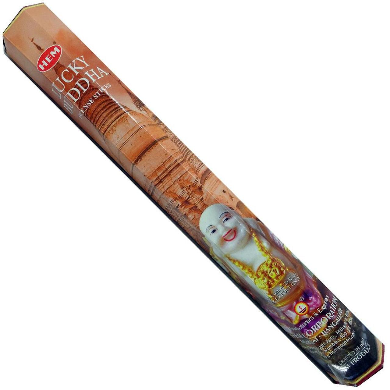 Lucky Buddha Incense Sticks - HEM Hexagonal - Divine Clarity
