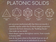 Load image into Gallery viewer, Sacred Geometry Platonic Solid Set - Clear Quartz
