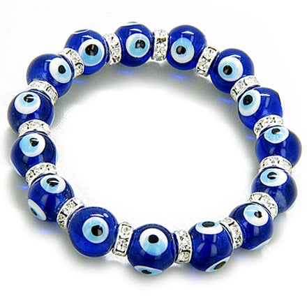 Evil Eye Bracelet - Cobalt Blue - Divine Clarity