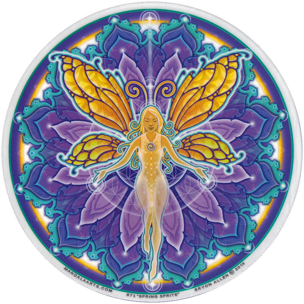 Window Sticker: Spring Fairy - Divine Clarity