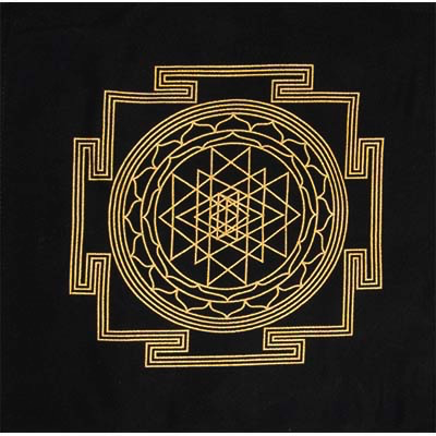 Crystal Grid Cloth - Sri Yantra - Divine Clarity