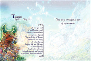 Taurus - Zodiac Greeting Card