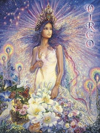 Virgo - Zodiac Greeting Card - Divine Clarity