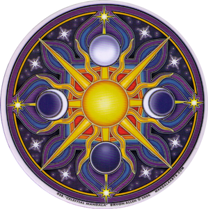 Window Sticker - Celestial Mandala - Divine Clarity