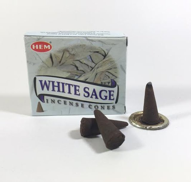 White Sage Incense Cones - Divine Clarity