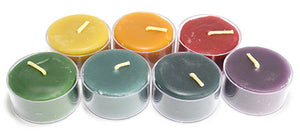 Chakra Beeswax Tealight Candles - Divine Clarity