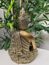 Load image into Gallery viewer, Meditating Gold Buddha Statue
