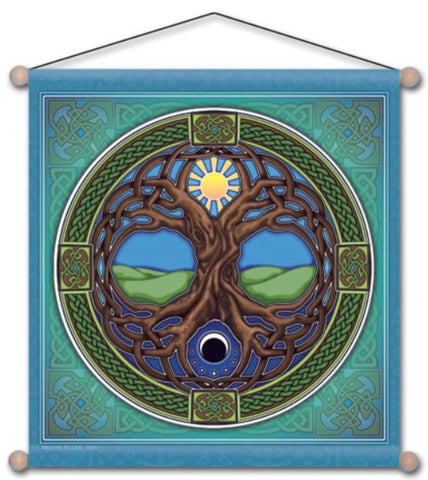 Mandala Meditation Banner - Tree of Life - Divine Clarity
