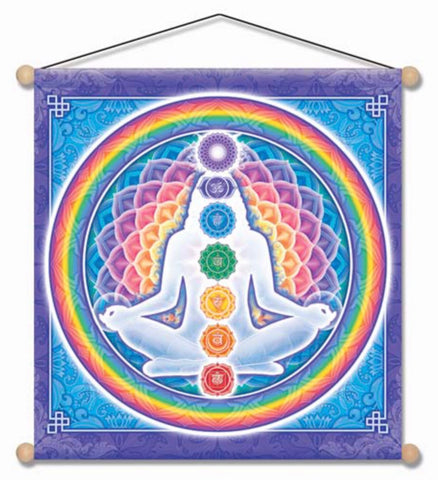 Mandala Meditation Banner - Light Body XL - Divine Clarity