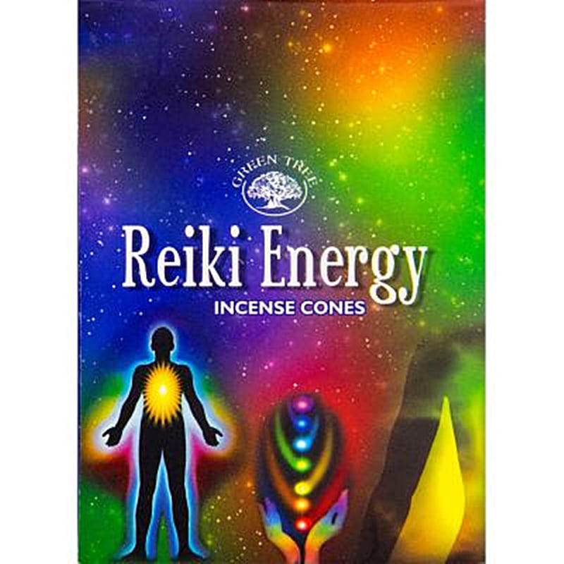 Reiki Energy Incense Cones - Green Tree - Divine Clarity