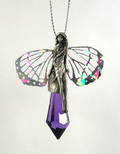 Hologram Fairies Hanging Crystal - Divine Clarity