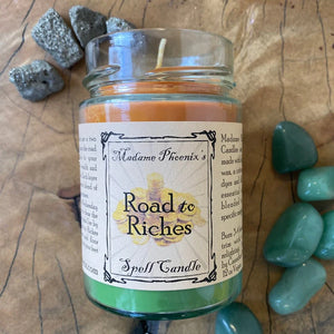 Road to Riches 12oz Candle - Madame Phoenix - Divine Clarity