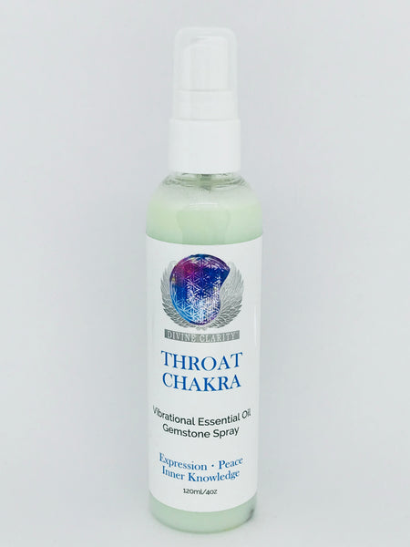 Throat Chakra Vibrational Essence Spray - Divine Clarity